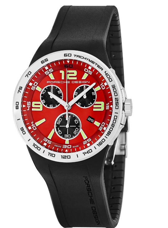 Review buy Porsche Design Flat Six Chronograph QUARTZ 6320.41.84.1168 watches